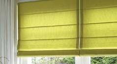 Motorized roman blinds