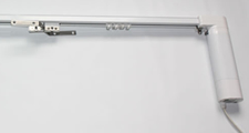 Motorized curtain tracks